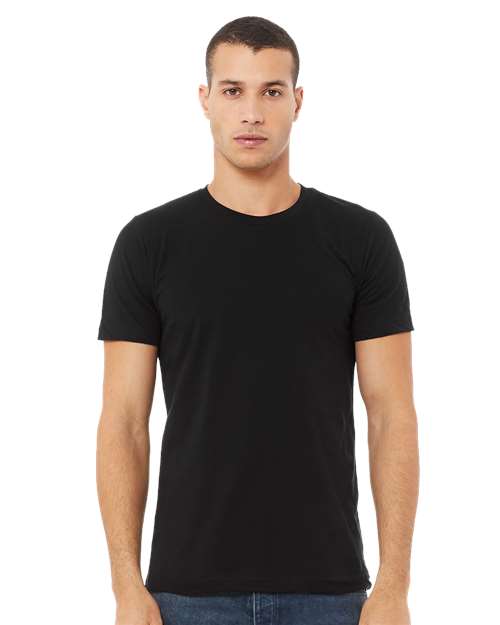 Bella + Canvas Jersey Tee 3001, noir